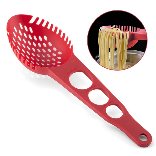 3 i 1 multifunktionell spaghetti sked Claw Spoon Durkslag