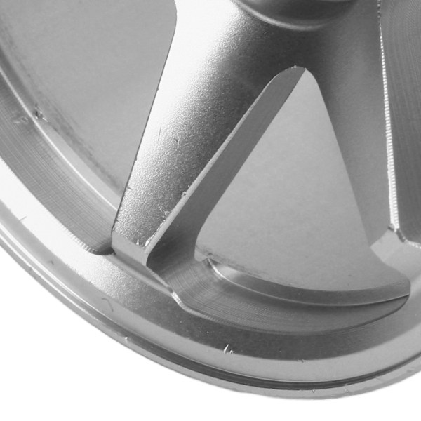 4 st RC Hjulnav Återanvändbar CNC-bearbetning Aluminiumlegering RC Hjul Fälgar för 1/10 RC Biltillbehör Silver