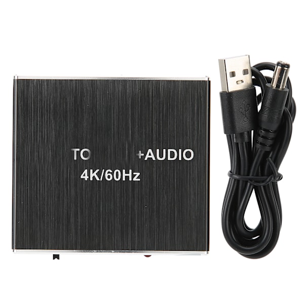 HDMI2.0 Ljudextraktor Stöd för 4K@60Hz YUV 4：4:4HDR TV-kabel till 3.5 Optisk Dekoder
