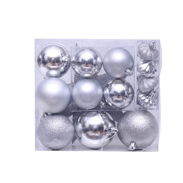 18PCS Christmas Tree Ornament Ball Set Shatter-resistant Xmas