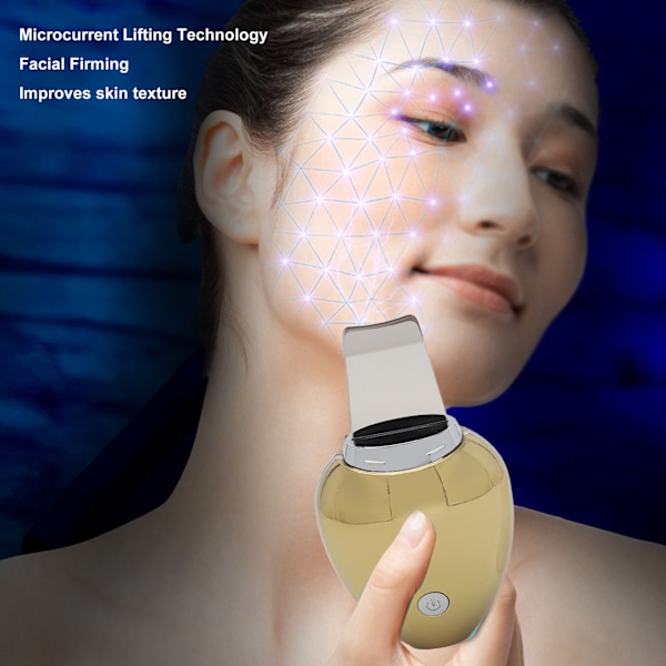 Elektrisk Nagelverktyg med Automatisk Förvaring av Nagelrester, Djuprengöring & Skonsam Exfoliering, 4 Lägen Uppladdningsbar Fingernagel