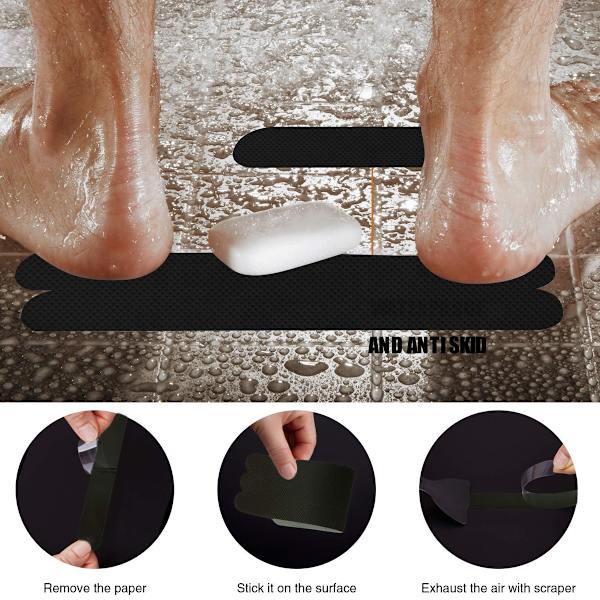 24 st Anti Slip Duschdekaler, Badkar Halkskydd Dekaler, Säkerhet