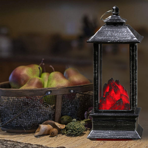 Christmas wind lamp simulation black charcoal fire lamp