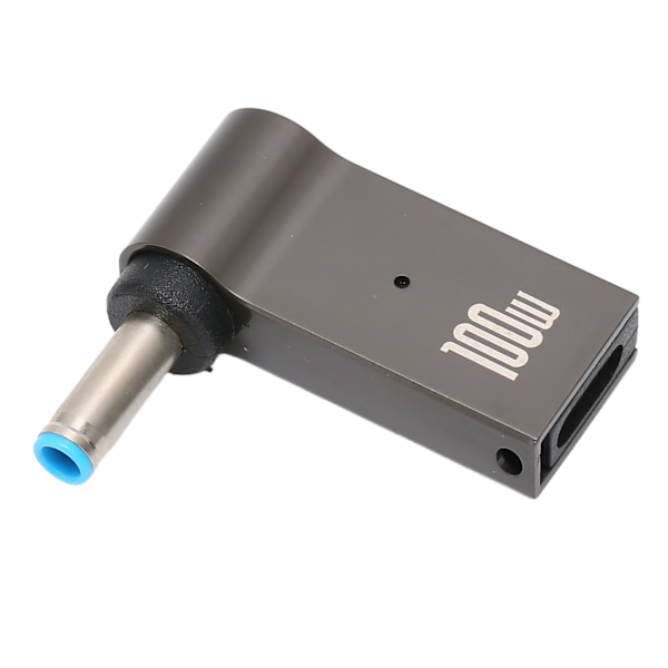 Mångsidig USB C till DC-adapter, 4,5x3,0 mm kontakt för exakt anslutning, aluminiumlegeringsskal med snabb värmeavledning för bärbara datorer, Universal PD