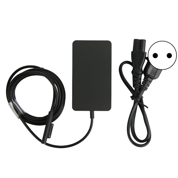 Tablet Adapter Laddare DC 12V 2.58A Utgång Tablet AC Strömadapter 1625 för Microsoft Pro 3 4 5 2017 100‑240V EU-kontakt