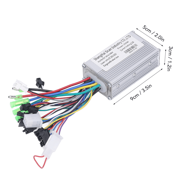 Anpassningsbart styrsystemkit för elfordon, värmeavledande metallhölje med vattentät M5 LCD-display