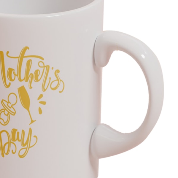 Kaffe Mugg Bred Mun Klar Mönster Keramisk Kaffe Te Mugg för