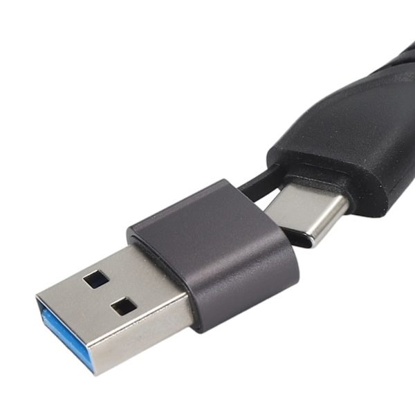USB till HD Multimedia Interface Adapter HD 1080P Portabel USB3.0 Typ C till Dubbel HD Multimedia Interface Adapter för Dubbel Skärmvisning