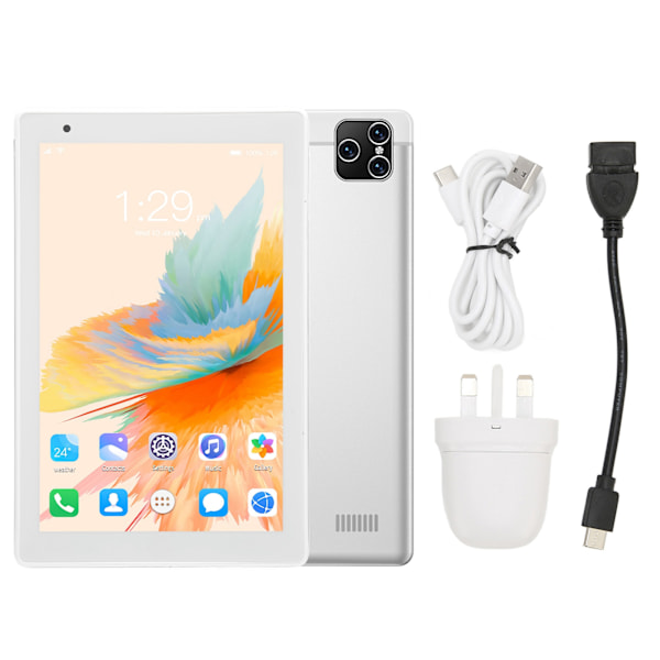 8-tums Barnplatta för Android 10.1 2GB 32GB Lagring 3G Internet Samtal 5GWIFI Dual Band Barnplatta PC 100‑240V