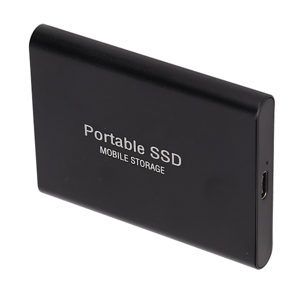 Extern SSD Tålig Slitstark USB3.1 Överföring Kompakt Portabel Bekväm Praktisk Enhet för Win10 för IOS Svart 4TB