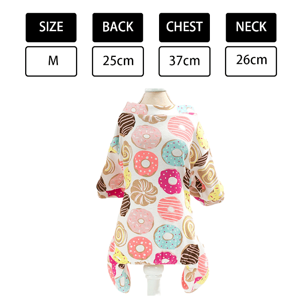Hundpyjamas för små hundar, Chihuahua pyjamas, valpkläder,