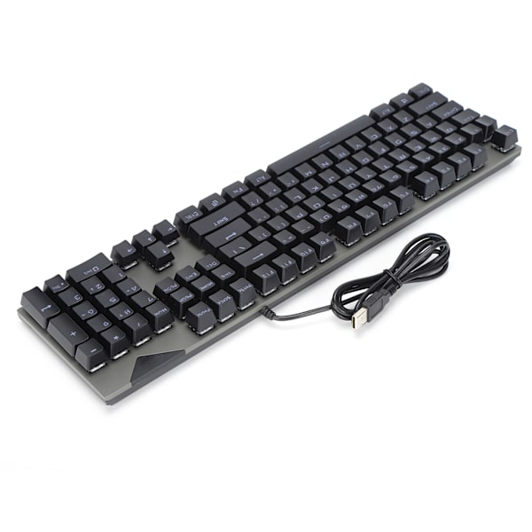 Mekaniskt tangentbord trådbundet gaming bakgrundsbelysning ultratunt USB-tangentbord för stationära PC-spel kontor
