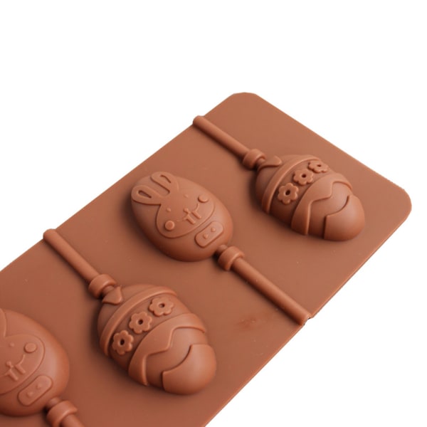Silikon Bakning Lollipops Form Non-stick Bakpanna Choklad