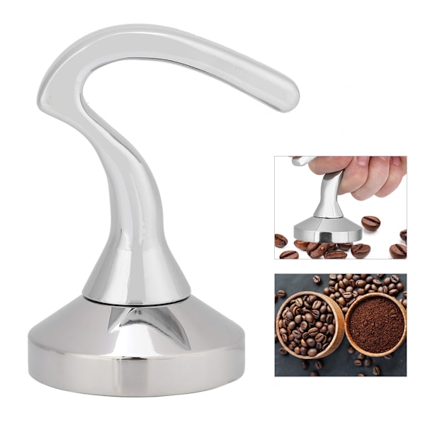 Rostfritt stål kaffemaskin pulverhammare, kaffebönpress