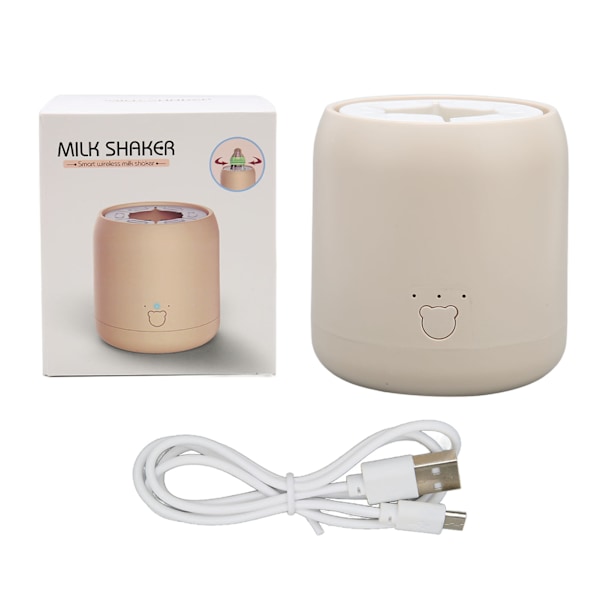Elektrisk Automatisk Vällingflaskskakare USB-Laddning Hands Free Förhindrar Uppblåsthet Spädbarnsflaskmixer