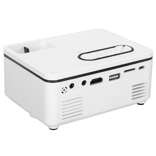 Mini Projektor Portabel 1080P LED Hemmabio för Hem- och Utomhusunderhållning 100‑240VUS-kontakt