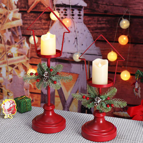 Candlesticks, Christmas Candlesticks, Can Be Used to Decorate