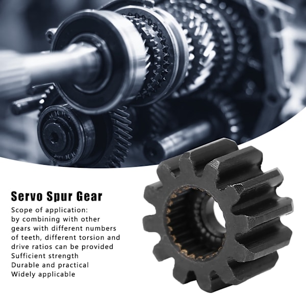 5 st Servo Spårväxel Stål Hållbar Praktisk Industridelar 24 Inre Tand Spline Modul 0.812 Tand