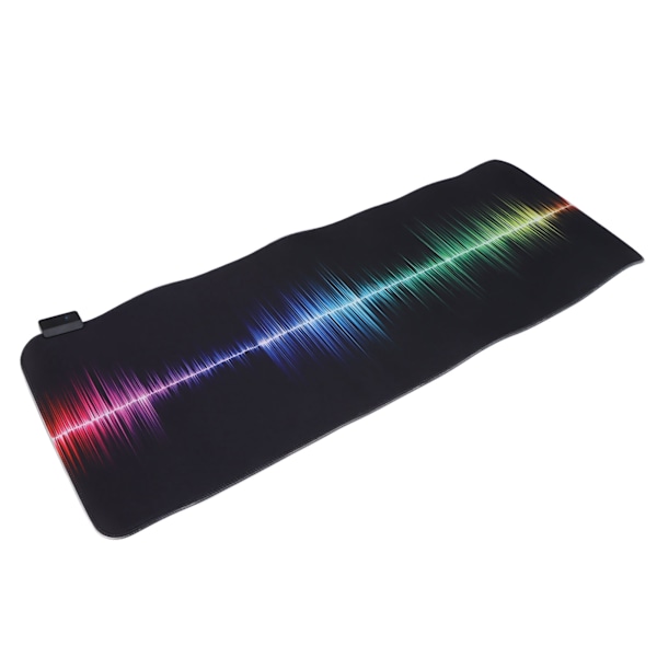 Tangentbord Musmatta LED Lampa Bordsmatta RGB Bakgrundsbelyst Förlängd Tangentbord Gaming Musmatta