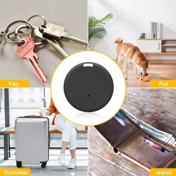 Lätt GPS-spårare Bluetooth 5.0 anti-borttappningsenhet för husdjur, äldre, väskor, plånböcker, IOS och Android-lokaliserare