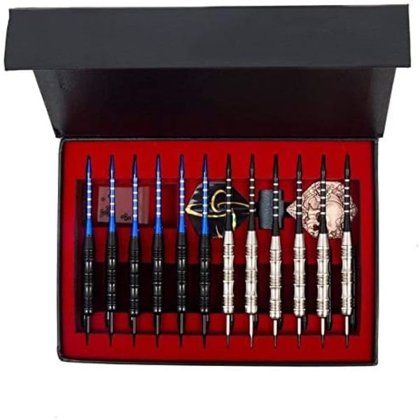 Grams Metallspets Dart Set, Darts Metallspets Set, Metallpilar för