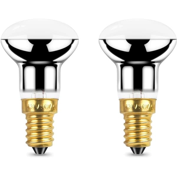 2-pack 30W E14 SES Edison Lavalampsreflektorlampor, Varmvitt, 2700K, 250 Lumen