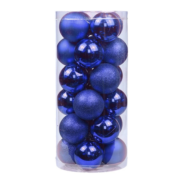 24 Pieces 3cm Shatterproof Christmas Ball Ornaments for Xtmas