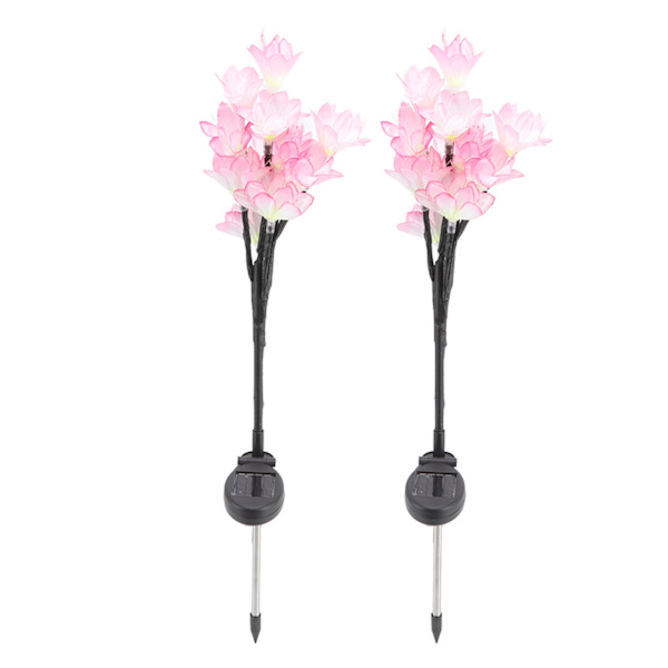 Vattentäta solcellsblommor utomhus LED solcellslampor trädgård