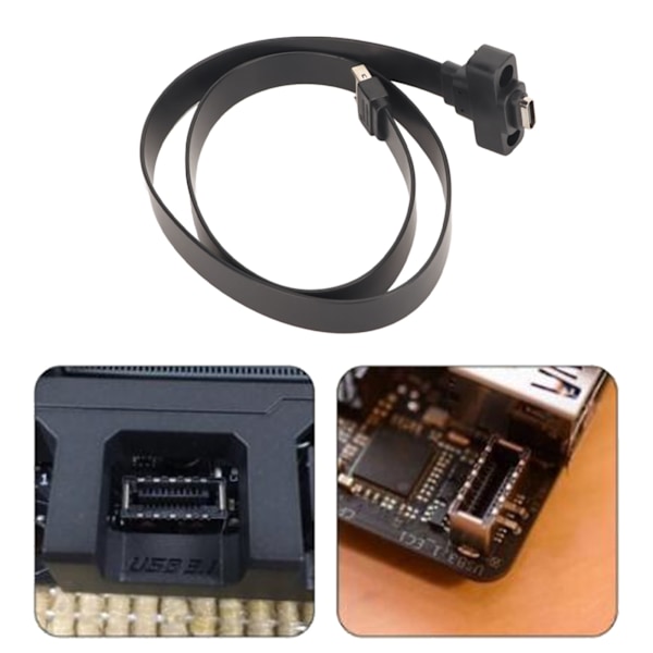 Säker Anslutning SATA III-kabel, Högeffektiv Dataöverföring för USB 3.1 Type C-enheter, Bakåtkompatibel, Enkel Installation & Flexibilitet