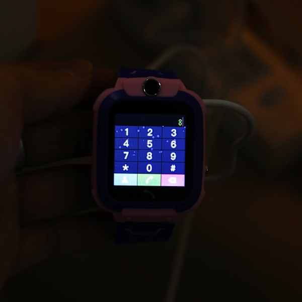 Smartklocka för barn, Innovativt klassrumsläge, GPS-spårare, Tvåvägssamtal, SOS-design, Perfekt för barn i åldern 4-12 (Multifärgad)