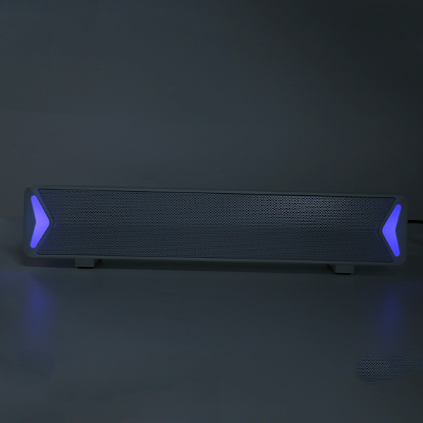 SADA D6 Hem Skrivbord Liten Högtalare Bas Multimedia Aktiv USB Bar Högtalarlåda Vit