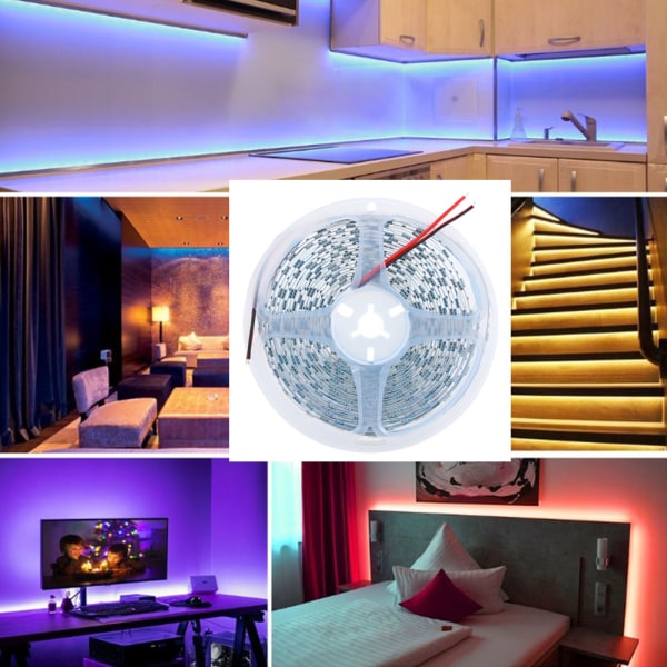 5M 12V 300LED 5050 Belysning TV Bakgrund Strip Ljus