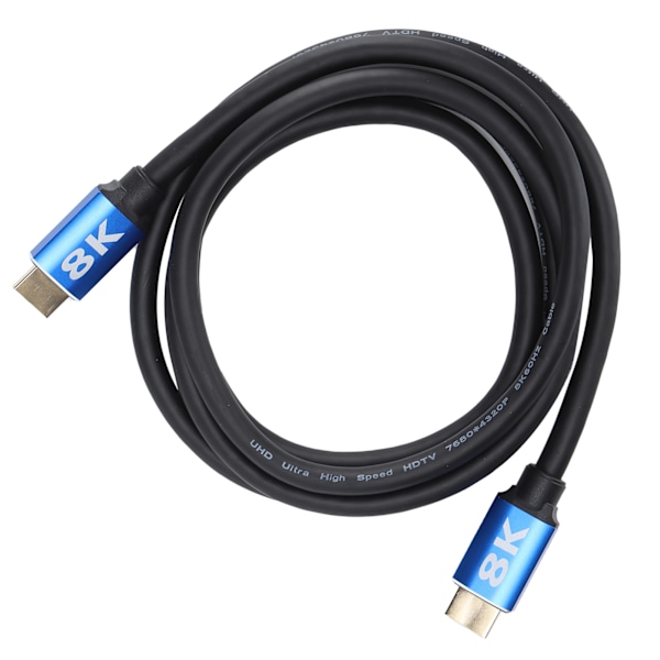 8K Kabel 1,8 Meter Högupplöst Multimediagränssnitt HD 48Gbps Konverteringskabel för Dator TV