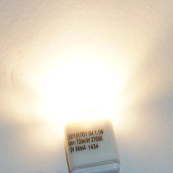 2ST G4 DC 8V-36V 1,1W LED-lampa Beads Energisparande Crystal Lam