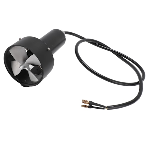Undervattenstruster 12 till 25,2V Aluminiumlegering Förseglad Vattentät Motor Truster Propeller med 4 Blad för Kajaker Båtar Ubåtsrobotar CCW