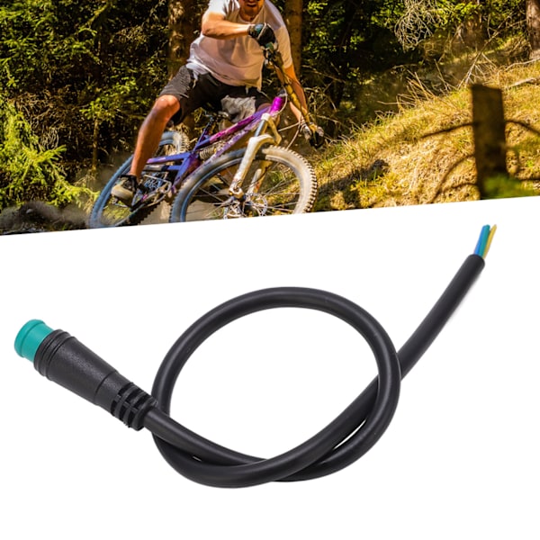 Hybrid E-cykel Förlängningskabel, Vattentät Kontakt för Gasreglage Växelsensor & Displaykabel Uppgradering för Elcykel