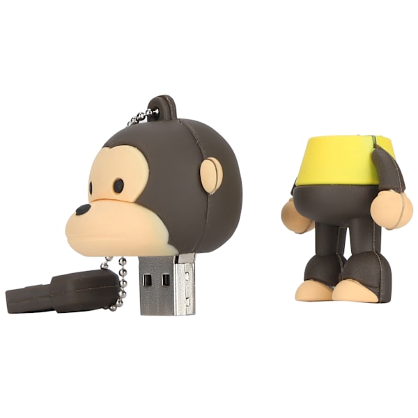 USB-minne Intressant Tecknad Apa Portabel Lagring Minnessticka för PC Tablet 16GB