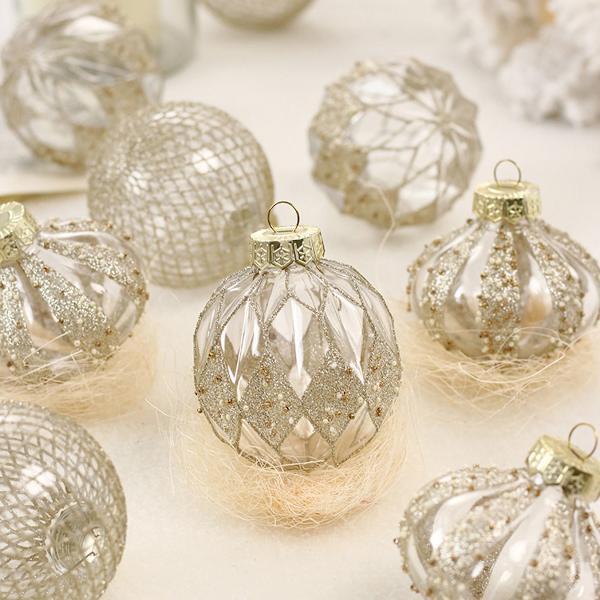 9Pcs Christmas Ball Ornaments 80mm/3.15" Shatterproof Colorful
