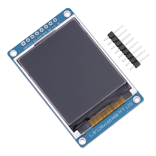 1,8 tum TFT LCD-skärm 128RGB x 160 upplösning Seriell periferi-gränssnitt för Arduino
