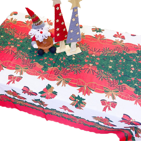 Christmas Table Cloth, Decorative Fabric Table Cover for