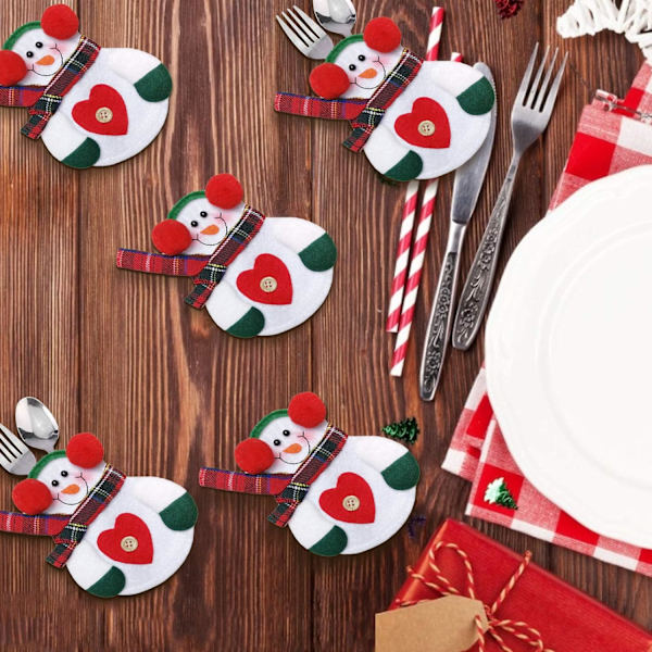 Weihnachten Bestecktaschen,Geschirrhalter Besteckhalter