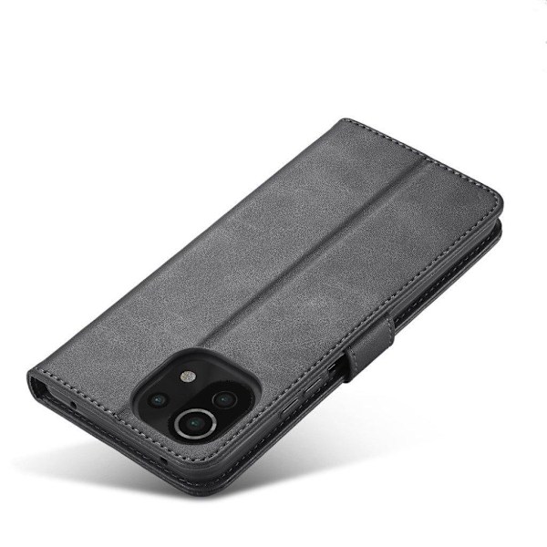 LC.Imeeke läder Xiaomi Mi 11 Lite 5G / Xiaomi Mi 11 Lite fodral - Svart Svart