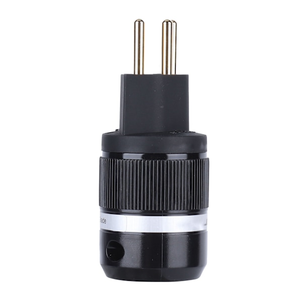 Monosaudio MS150G IEC-kontakt Mässing 24K Guldpläterad 3-Pin Strömkontakt för 6mm-18mm Kabeltråd 100-250V