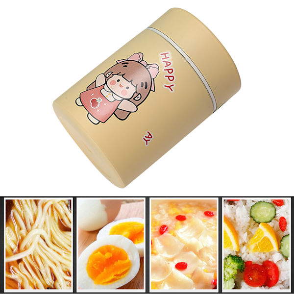 125ml Isolerad Matbehållare Cartoon Cute Portable Mini