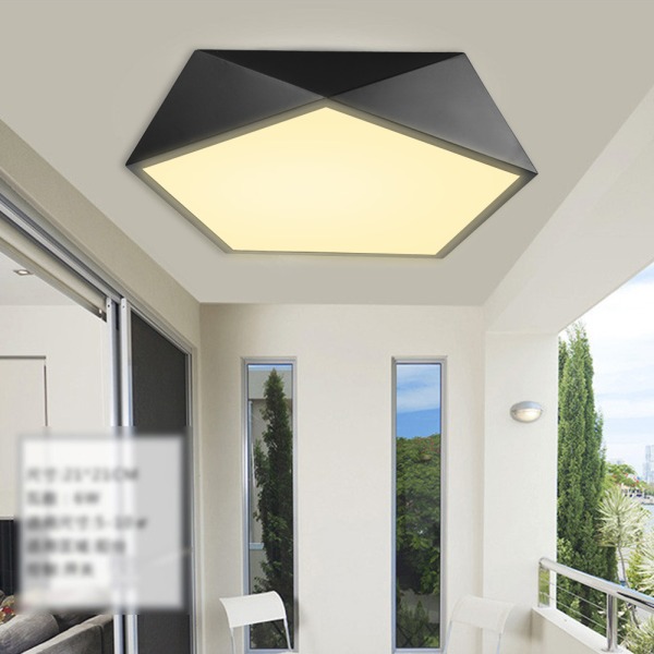 Modern akryl supertunn LED-taklampa för vardagsrum