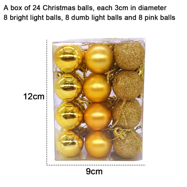 Christmas Balls Ornaments for Xmas Tree - Christmas Tree