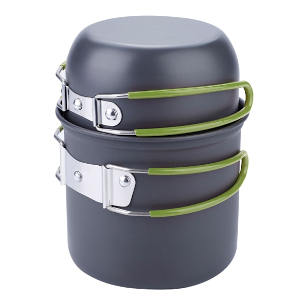 2-pack bärbar utomhus camping picknick köksredskap