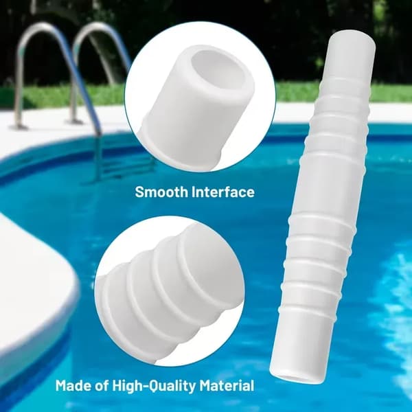 3-pack poolslangskoppling för 1-1/4 tum och 1-1/2 tum poolslangadapter för poolrengörare