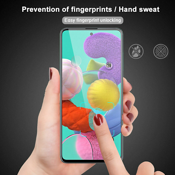 2-Pack Samsung Galaxy A41 - 9H Härdat glas - Top kvalitet