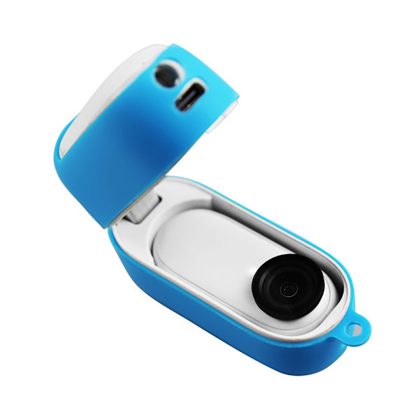 [通拓商品] Kamerahylsa Silikonskydd Skyddshållare för Laddningsfodral Ersättning för Insta360 Go 2 Kamera